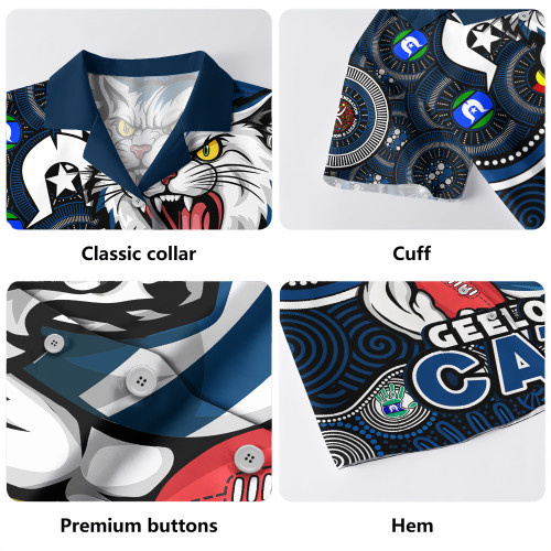 Geelong Cats Hawaiian Shirt NAIDOC Spirit Of Country