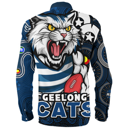 Geelong Cats Long Sleeve Shirt NAIDOC Spirit Of Country
