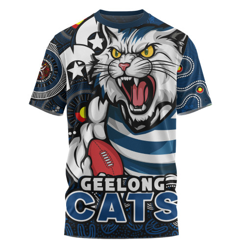 Geelong Cats T-Shirt NAIDOC Spirit Of Country