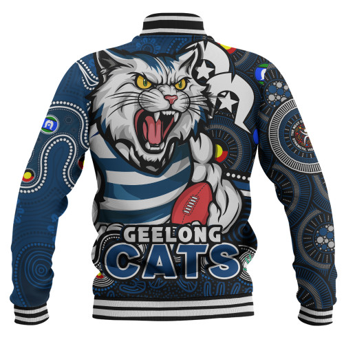 Geelong Cats Baseball Jacket NAIDOC Spirit Of Country