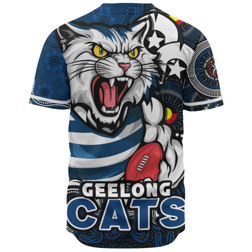 Geelong Cats Baseball Shirt NAIDOC Spirit Of Country