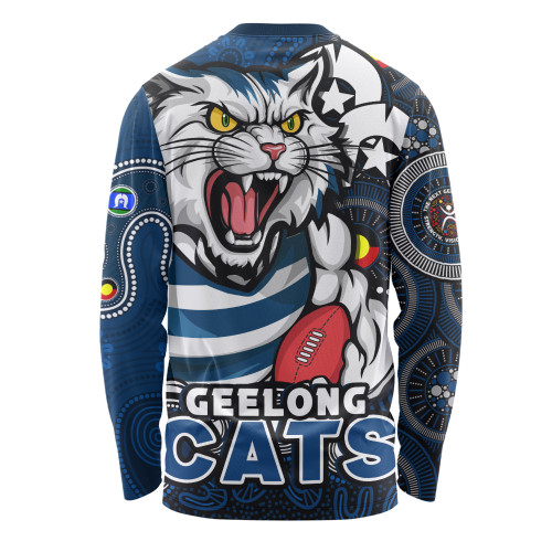 Geelong Cats Long Sleeve T-shirt NAIDOC Spirit Of Country