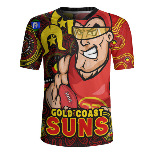 Gold Coast SUNS Rugby Jersey NAIDOC Spirit Of Country