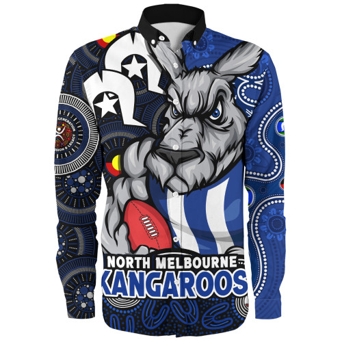 North Melbourne Long Sleeve Shirt NAIDOC Spirit Of Country
