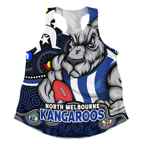 North Melbourne Women Racerback Singlet NAIDOC Spirit Of Country