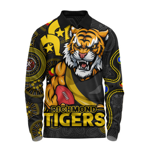 Richmond Long Sleeve Polo Shirt NAIDOC Spirit Of Country