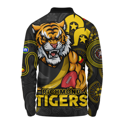 Richmond Long Sleeve Polo Shirt NAIDOC Spirit Of Country