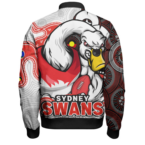 Sydney Swans Bomber Jacket NAIDOC Spirit Of Country Sydney Swans Bomber Jacket NAIDOC Spirit Of Country