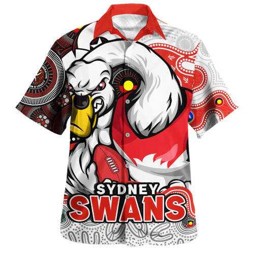 Sydney Swans Hawaiian Shirt NAIDOC Spirit Of Country