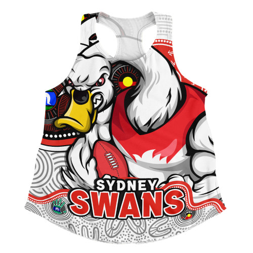 Sydney Swans Women Racerback Singlet NAIDOC Spirit Of Country