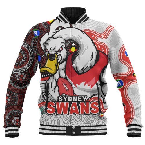 Sydney Swans Baseball Jacket NAIDOC Spirit Of Country