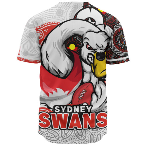 Sydney Swans Baseball Shirt NAIDOC Spirit Of Country Sydney Swans Baseball Shirt NAIDOC Spirit Of Country