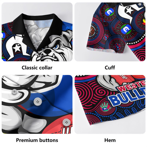 Western Bulldogs Hawaiian Shirt NAIDOC Spirit Of Country Western Bulldogs Hawaiian Shirt NAIDOC Spirit Of Country