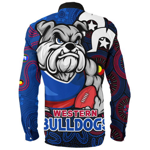 Western Bulldogs Long Sleeve Shirt NAIDOC Spirit Of Country Western Bulldogs Long Sleeve Shirt NAIDOC Spirit Of Country