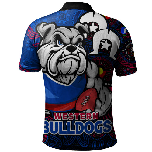 Western Bulldogs Polo Shirt NAIDOC Spirit Of Country Western Bulldogs Polo Shirt NAIDOC Spirit Of Country
