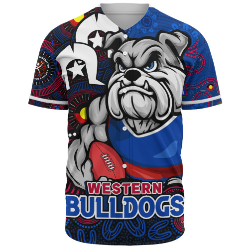 Western Bulldogs Baseball Shirt NAIDOC Spirit Of Country