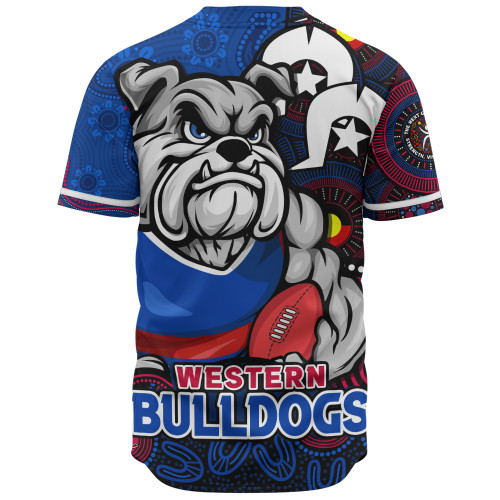 Western Bulldogs Baseball Shirt NAIDOC Spirit Of Country Western Bulldogs Baseball Shirt NAIDOC Spirit Of Country