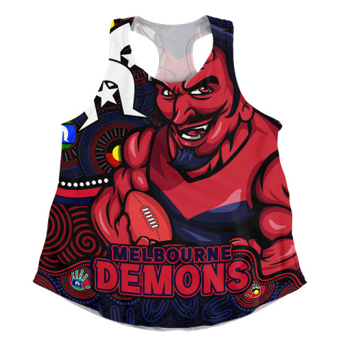 Melbourne Women Racerback Singlet NAIDOC Spirit Of Country