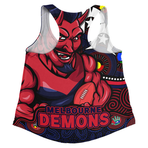 Melbourne Women Racerback Singlet NAIDOC Spirit Of Country