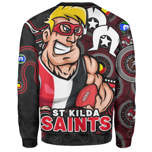 St Kilda Sweatshirt NAIDOC Spirit Of Country St Kilda Sweatshirt NAIDOC Spirit Of Country