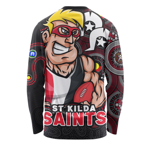 St Kilda Long Sleeve T-shirt NAIDOC Spirit Of Country St Kilda Long Sleeve T-shirt NAIDOC Spirit Of Country