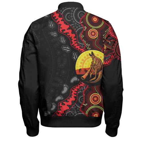 Indigenous Australian Aboriginal Bomber Jacket Didgeridoo Sunset Dreaming Indigenous Australian Aboriginal Bomber Jacket Didgeridoo Sunset Dreaming