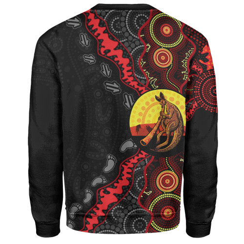 Indigenous Australian Aboriginal Sweatshirt Didgeridoo Sunset Dreaming Indigenous Australian Aboriginal Sweatshirt Didgeridoo Sunset Dreaming