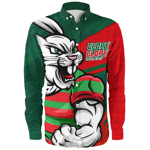 South Sydney Rabbitohs Long Sleeve Shirt Defend The Pride