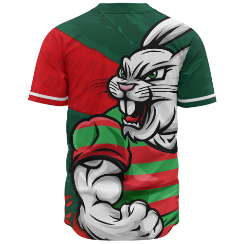 South Sydney Rabbitohs Baseball Shirt Defend The Pride