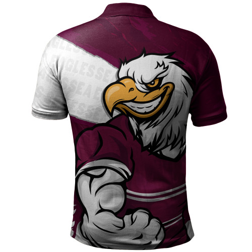 Manly Warringah Sea Eagles Polo Shirt Defend The Pride Manly Warringah Sea Eagles Polo Shirt Defend The Pride