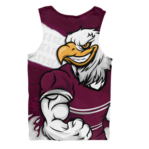 Manly Warringah Sea Eagles Men Singlet Defend The Pride