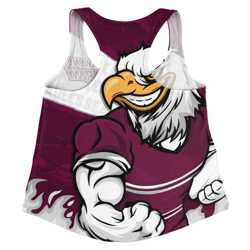 Manly Warringah Sea Eagles Women Racerback Singlet Defend The Pride