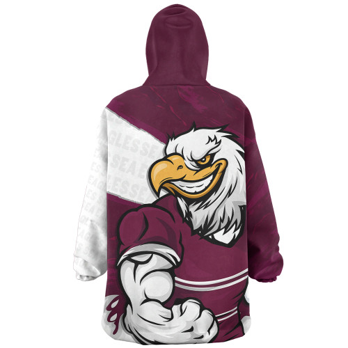 Manly Warringah Sea Eagles Snug Hoodie Defend The Pride