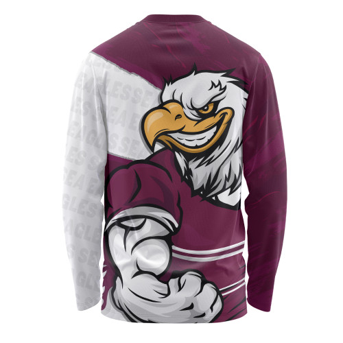 Manly Warringah Sea Eagles Long Sleeve T-shirt Defend The Pride
