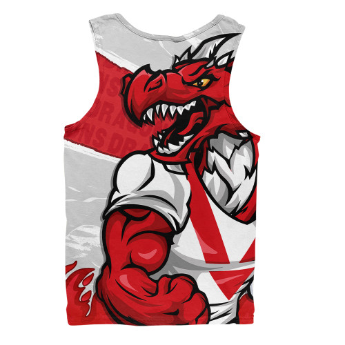 St. George Illawarra Dragons Men Singlet Defend The Pride