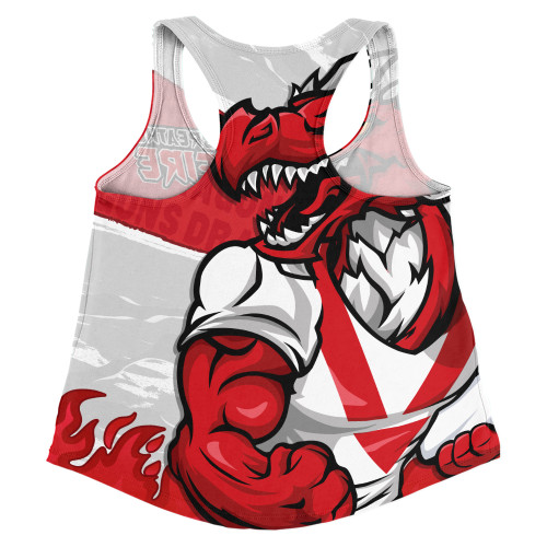 St. George Illawarra Dragons Women Racerback Singlet Defend The Pride