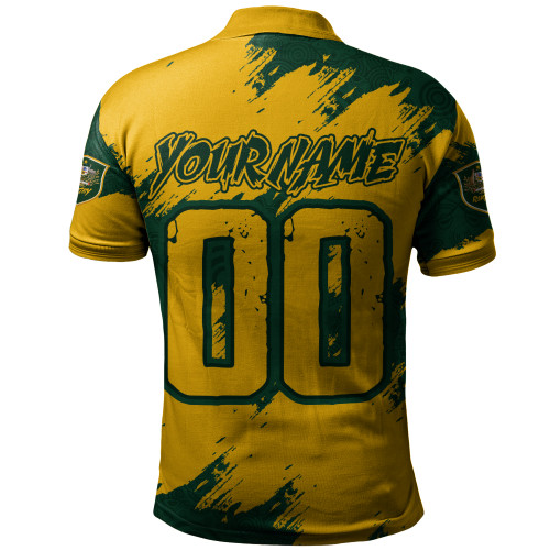 Aussie Wallabies Polo Shirt Wallabies Kangaroo Power Rugby