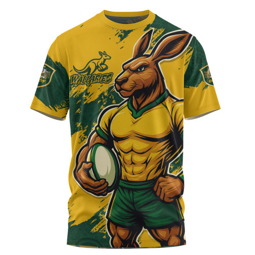 Aussie Wallabies T-Shirt Wallabies Kangaroo Power Rugby