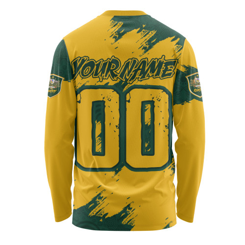 Aussie Wallabies Long Sleeve T-shirt Wallabies Kangaroo Power Rugby Aussie Wallabies Long Sleeve T-shirt Wallabies Kangaroo Power Rugby