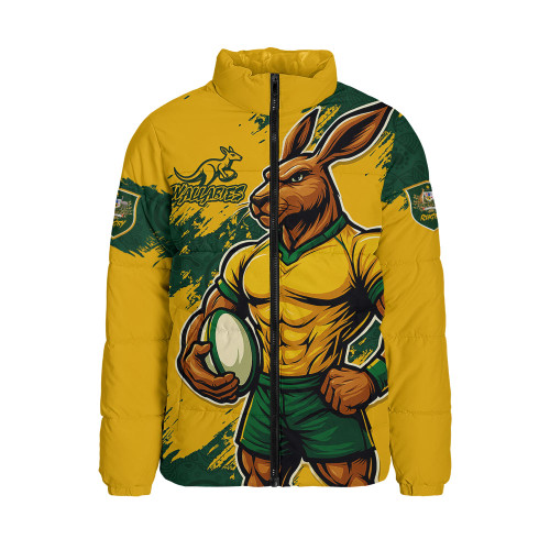 Aussie Wallabies Padded Jacket Wallabies Kangaroo Power Rugby