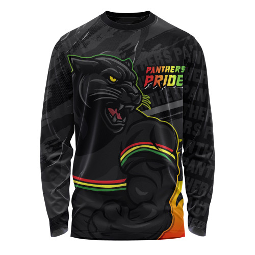 Penrith Panthers Long Sleeve T-shirt Defend The Pride