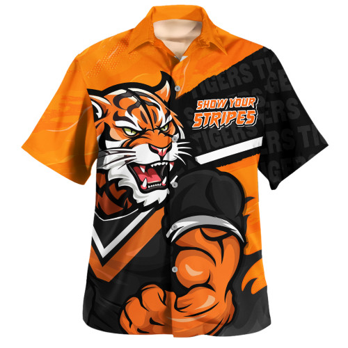 Wests Tigers Hawaiian Shirt Defend The Pride