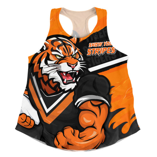 Wests Tigers Women Racerback Singlet Defend The Pride