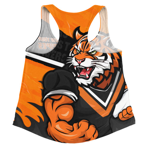Wests Tigers Women Racerback Singlet Defend The Pride Wests Tigers Women Racerback Singlet Defend The Pride