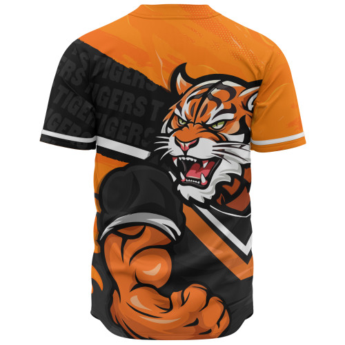 Wests Tigers Baseball Shirt Defend The Pride