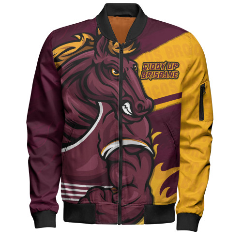 Brisbane Broncos Bomber Jacket Defend The Pride