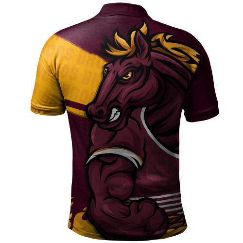 Brisbane Broncos Polo Shirt Defend The Pride Brisbane Broncos Polo Shirt Defend The Pride