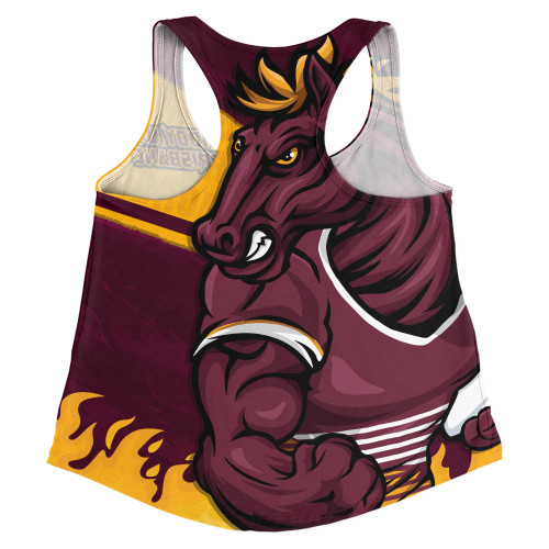 Brisbane Broncos Women Racerback Singlet Defend The Pride