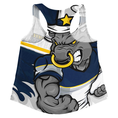 North Queensland Cowboys Women Racerback Singlet Defend The Pride North Queensland Cowboys Women Racerback Singlet Defend The Pride