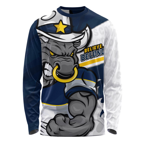 North Queensland Cowboys Long Sleeve T-shirt Defend The Pride